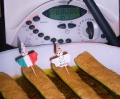 Barchette di zucchine ripiene al tonno