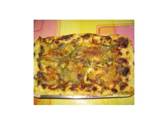 Lasagne al pesto, patate e fagiolini