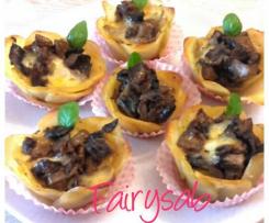 Cestini di Patate ripieni Funghi & Mozzarella -contest stuzzichini-