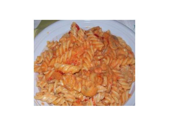 fusilli ai funghi e peperoni by corrada