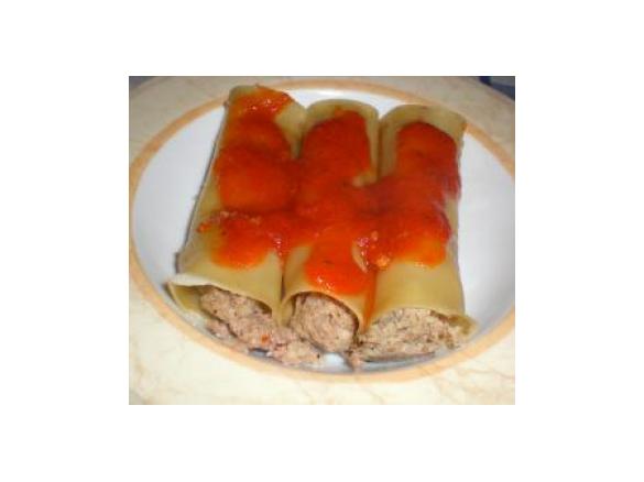 Cannelloni con ragu e salsiccia -apemaia31-