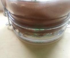 La mia crema spalmabile alle nocciole