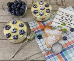 TIRAMISU' ESTIVO AI MIRTILLI SENZA GLUTINE E SENZA LATTE