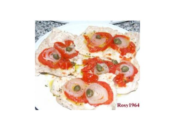 Bruschette di petto di tacchino