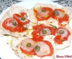 Bruschette di petto di tacchino