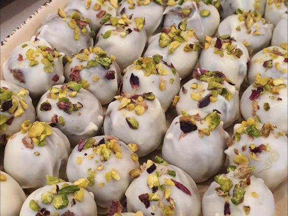 Praline al pistacchio