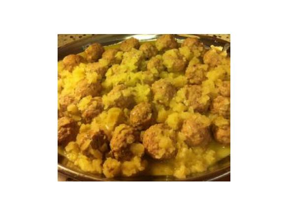 Polpette in salsa di mele