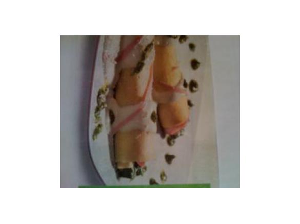 cannelloni asparagi e pesto