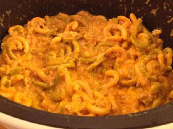 Gramigna panna e salsiccia 