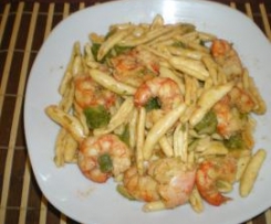 caserecce con asparagi e gamberi