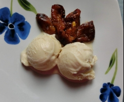Gelato alla Crema con Fichi Caramellati