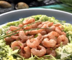 Gamberi marinati all'erba cipollina