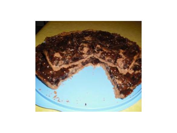 Sbrisolona al cacao con crema gianduia