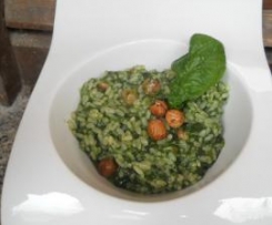Risotto con Nocciole e Spinaci