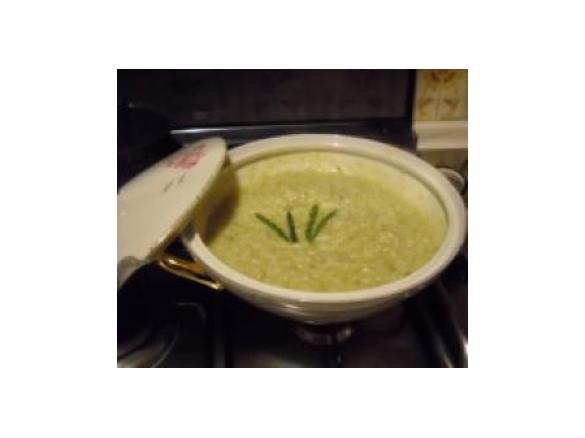 risotto con asparagi di campagna