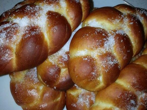 Brioche con lo zucchero