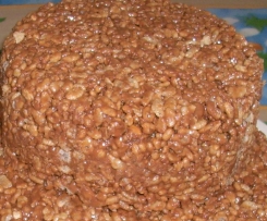 Torta con mars e riso soffiato di Caterina