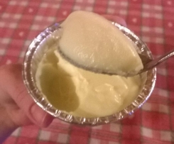 BUDINO AL CIOCCOLATO BIANCO E COCCO