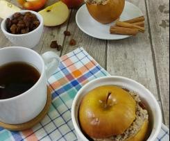 MELE RIPIENE AL FORNO CON UVETTA E MANDORLE