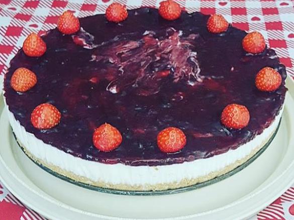 Cheesecake fredda philadelphia, ricotta e yogurt