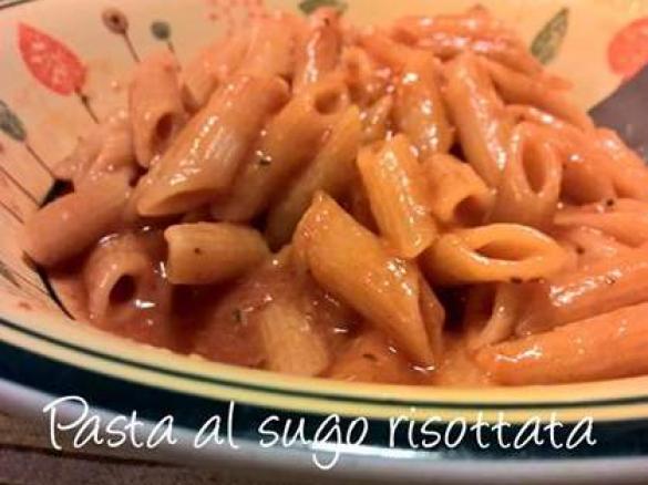 PASTA AL SUGO RISOTTATA