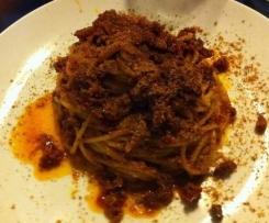 Spaghetti Siciliani col "capuliato" (pomodoro secco) 