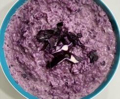 Risotto semplice Con Cavolo Viola