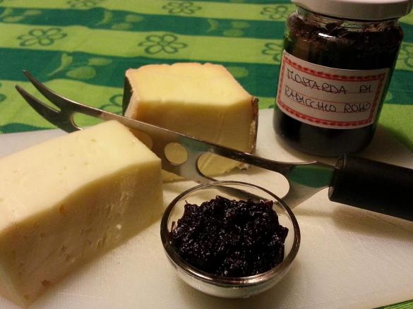 Mostarda di radicchio rosso