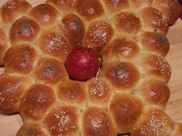 Pan brioche farcito Natalizio