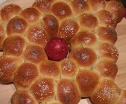 Pan brioche farcito Natalizio