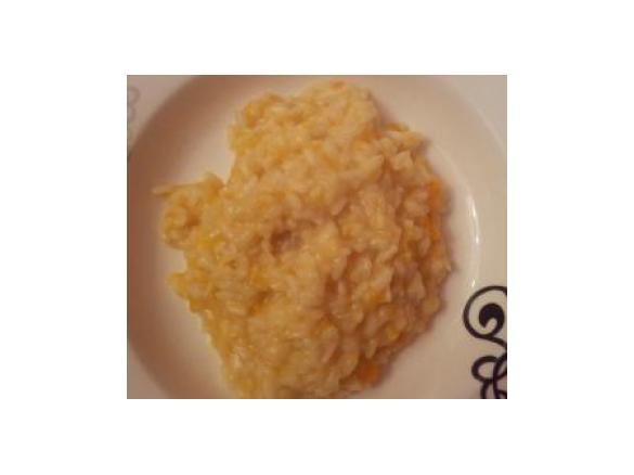 RISOTTO CREMOSO CON ZUCCA E CRESCENZA
