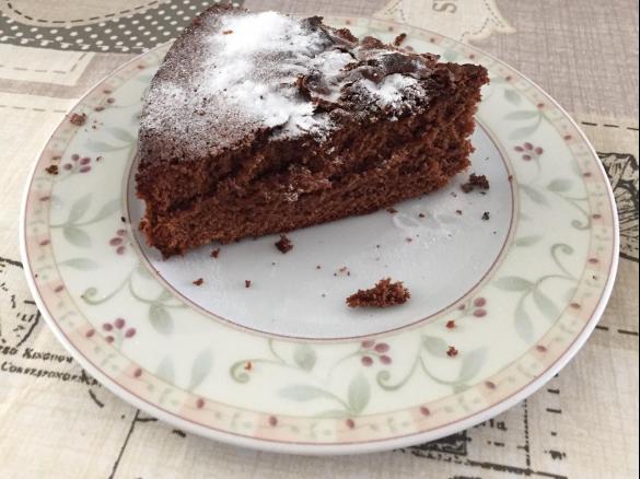Torta sofficissima al cioccolato fondente