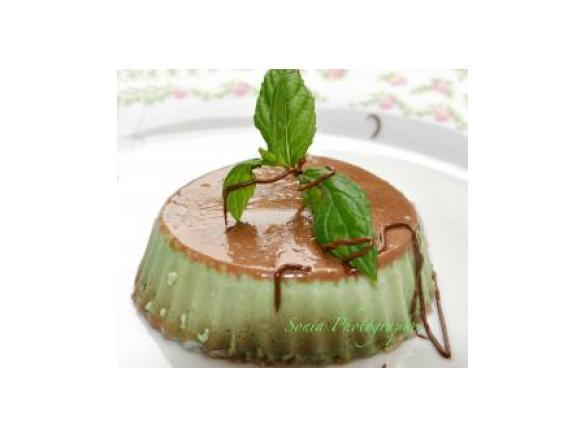 PANNA COTTA MENTA E CIOCCOLATO