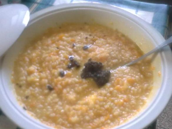 risotto con zucca gialla