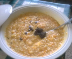 risotto con zucca gialla