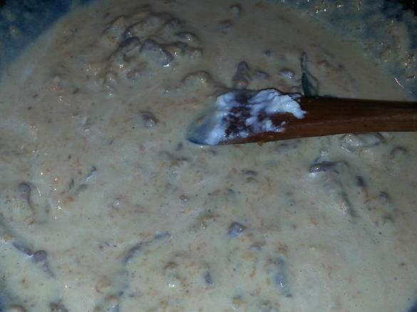 spaghetti con crema di zucca, mascarpone e pancetta