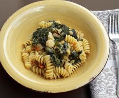 PASTA RISOTTATA CON CAVOLO NERO E GAMBERI - contest pasta risottata