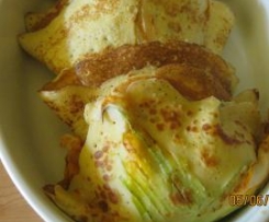 Crespelle in fiore di zucchine
