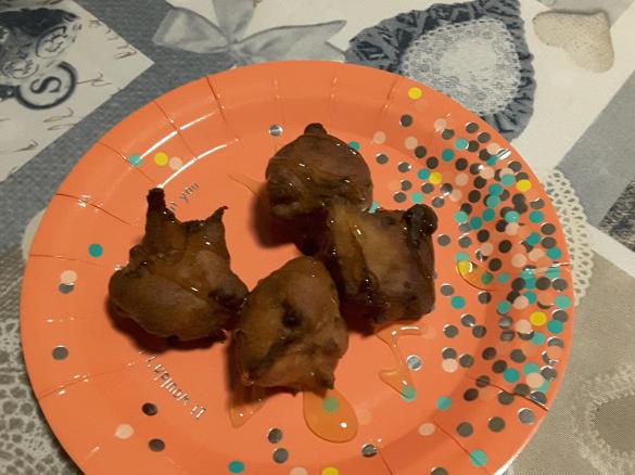 Frittelle con ricotta noci e miele