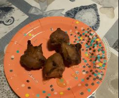 Frittelle con ricotta noci e miele