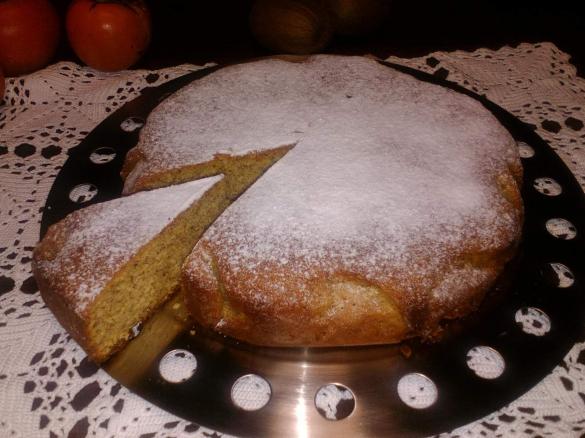 Torta di mais e mandorle al limone senza glutine