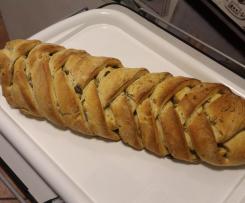 Treccia dolce vegana alle mele