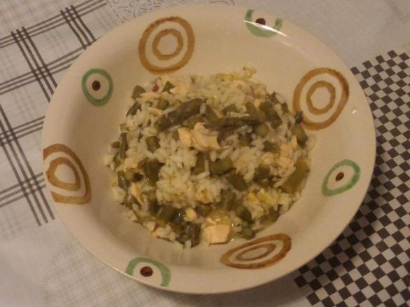 Risotto al salmone fresco e asparagina