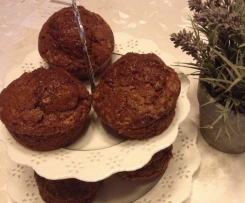 Muffin cioccolato e pera senza glutine e latte