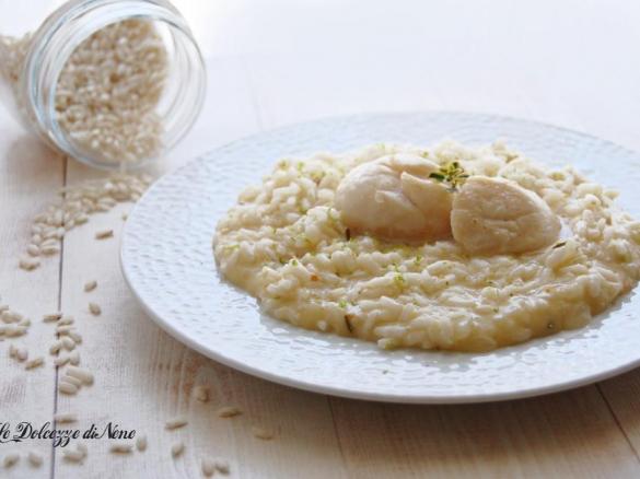RISOTTO CON LIME E CAPESANTE
