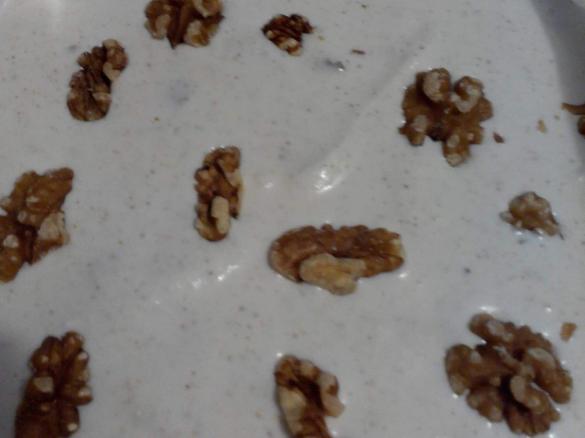 Gelato fiordilatte al miele e noci