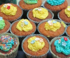 Cupcake con crema ganache