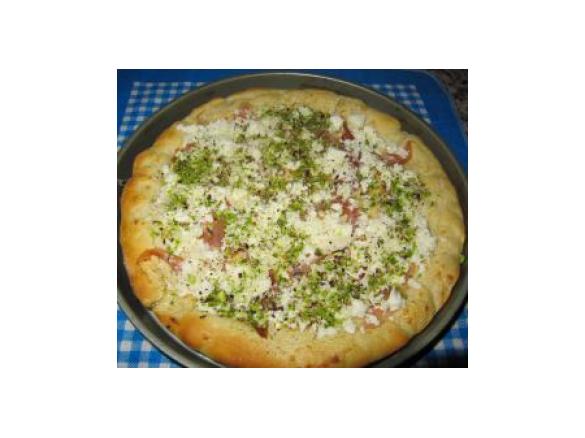 Pizza al pistacchio