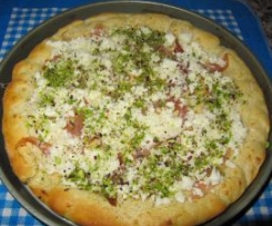 Pizza al pistacchio