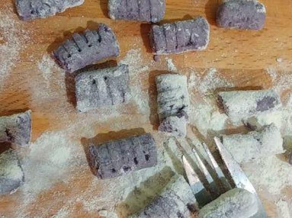 Gnocchi di patate viola
